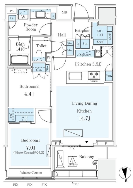 パークコート ザ・三番町ハウスの間取り
