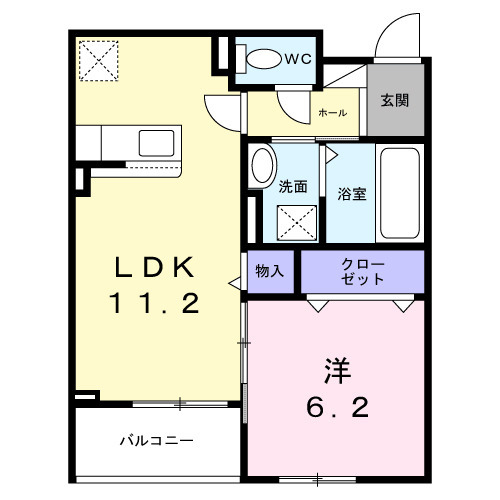 サンロイヤルⅡの間取り