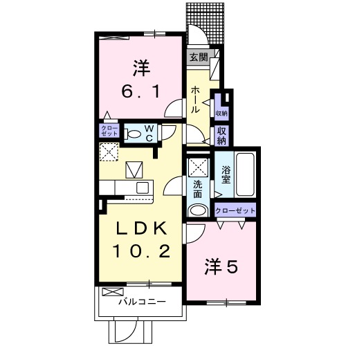 ウッズ・ホームⅣの間取り