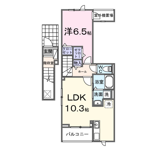 EXCEED宝塚の間取り