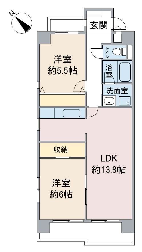 WISTERIA社台A.Houseの間取り