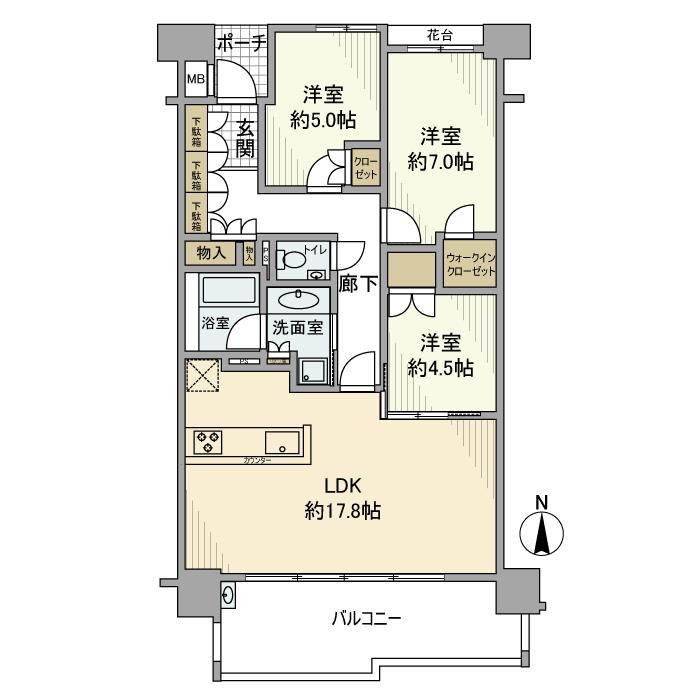 グランドメゾン藤が丘ヒルズの間取り