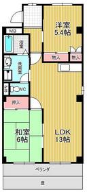 エスポワールOH72の間取り