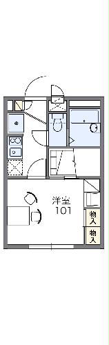 レオパレスchez toiの間取り