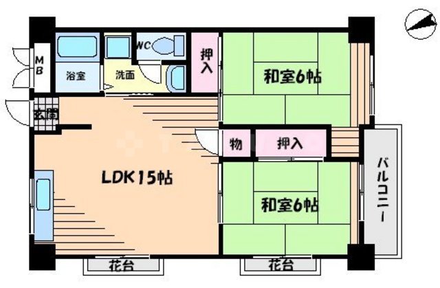 ビスタ南千里の間取り