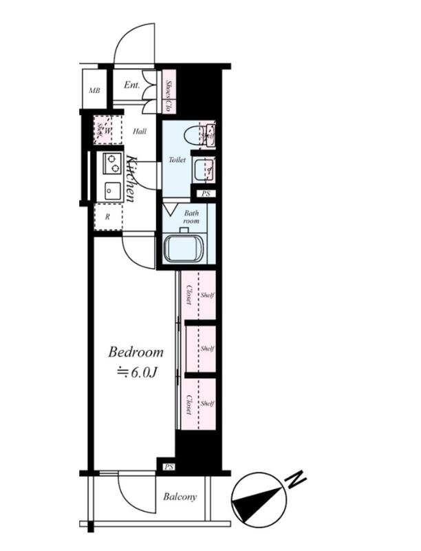 Log上野駅前の間取り