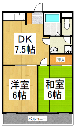 ベルシティの間取り