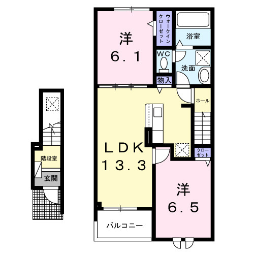 アーベイン西町の間取り