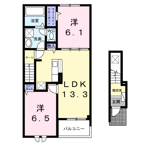 アーベイン西町の間取り