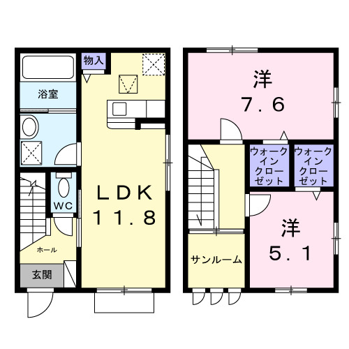 フェンテ・ウノの間取り