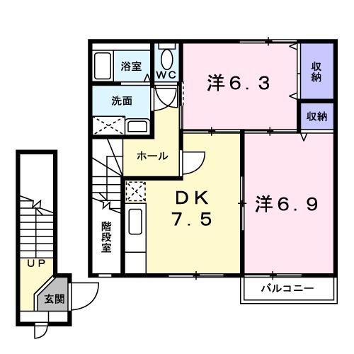 ストロベリーフィールズの間取り