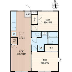 アムスプラザAの間取り