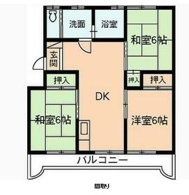 赤羽ハイツ2号棟の間取り