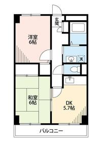 キャトル白山の間取り