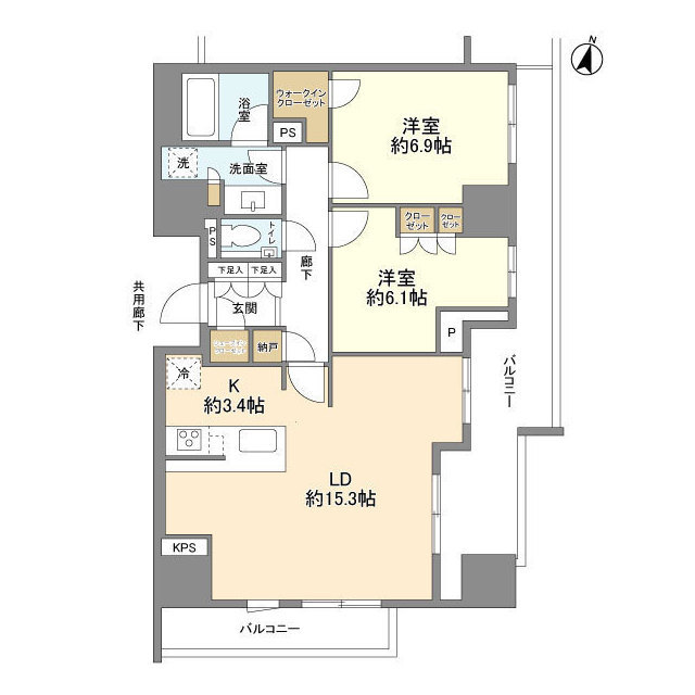 ブランズ本郷の間取り