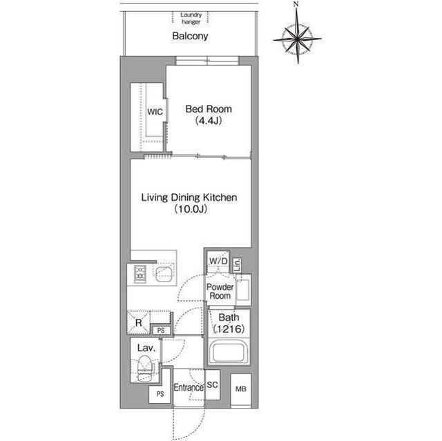 コンフォリア・リヴ大森西の間取り