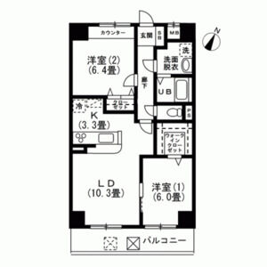 シェルフブラン上馬小泉公園の間取り