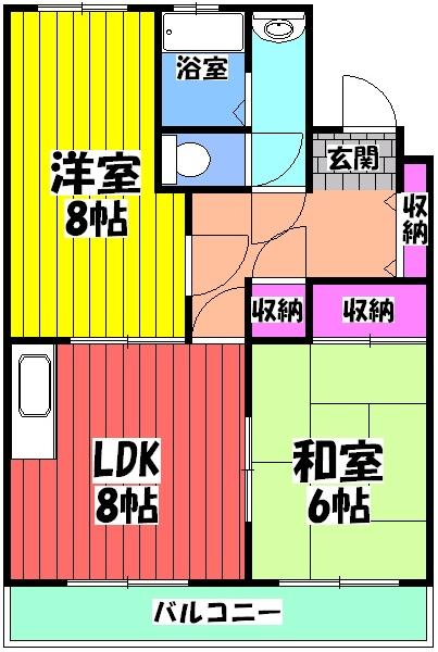 カサド・エムズの間取り