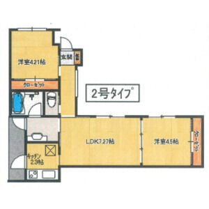 コートスタイル荒江の間取り