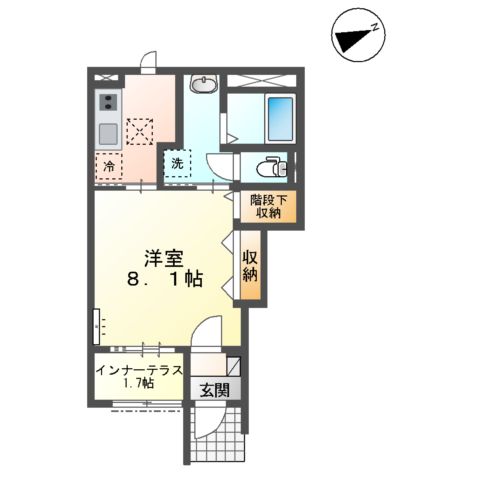 レインボーシティS Vの間取り