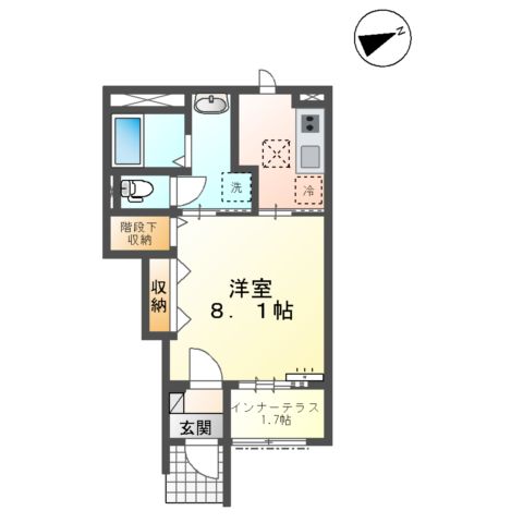 レインボーシティS Vの間取り