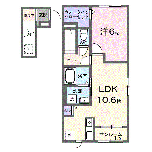 小山5丁目アパート(028387101)の間取り