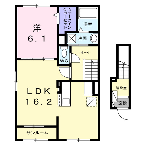 Mars小牧の間取り