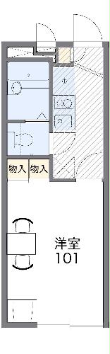 レオパレスハーモニーの間取り