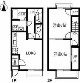 DUPLEX 国王10Bの間取り
