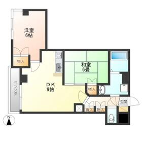 アーバンシェルB館の間取り