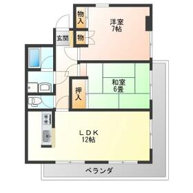 江戸屋ハイツの間取り