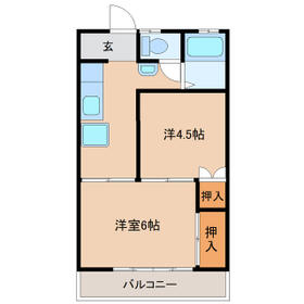 上総ハイツの間取り