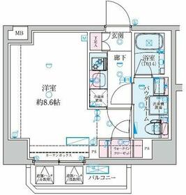 GENOVIA大師橋の間取り