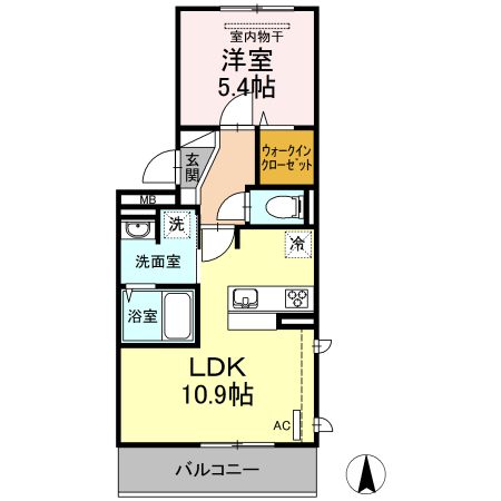 エミナール野間の間取り