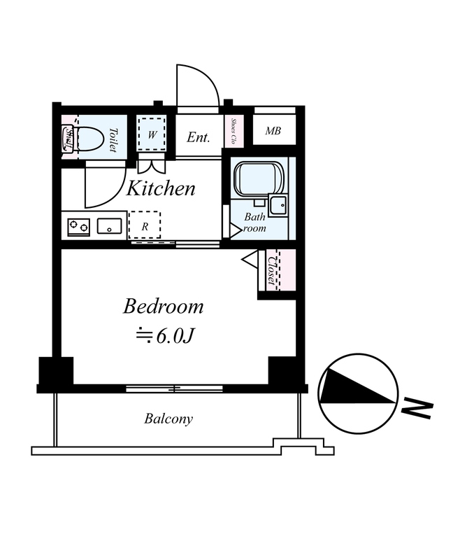 リヴシティ新宿弐番館の間取り