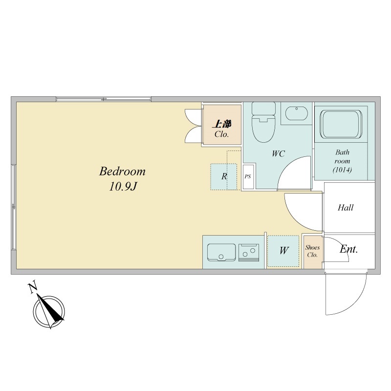 ラヴィエール清澄ガーデンテラス・0202号室の間取り