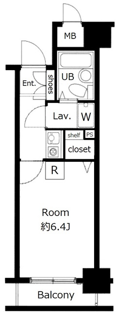 ガラ・ステージ日本橋の間取り