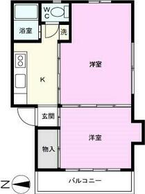 コーポラスフジシロの間取り