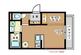 ガータ馬事公苑・201号室の間取り