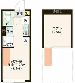 レジデンス・イン初台の間取り