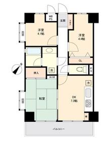 ライオンズマンション青梅の間取り