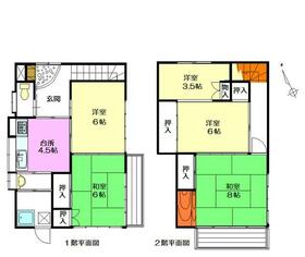 上原貸家の間取り