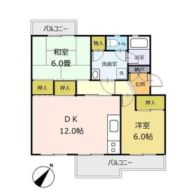 村上団地1街区10号棟の間取り