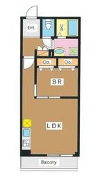 Ｓａｋｕｒａ　Ｒｅｓｉｄｅｎｃｅ・203号室の間取り