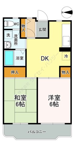 ロックハイツの間取り