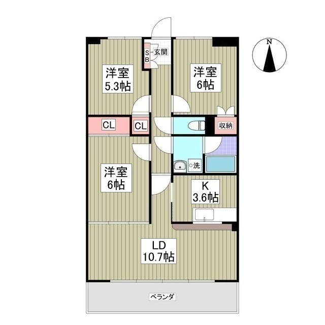 フローラ大塚壱番館の間取り