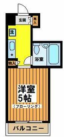 プリンセスコート赤堤・302号室の間取り