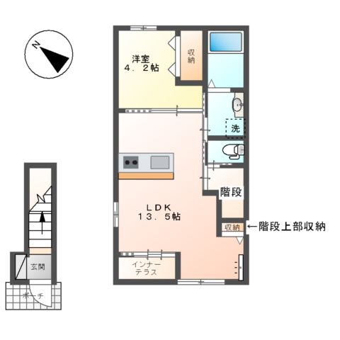仮)羽生市西スターテラスⅡ・Lの間取り