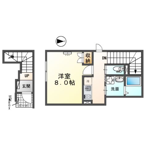 エミフル妙音の間取り