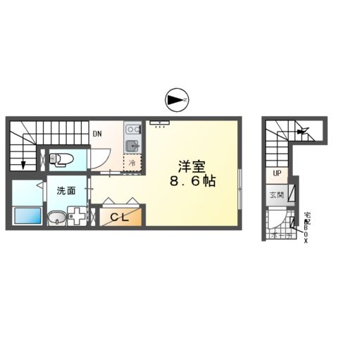 エミフル妙音の間取り